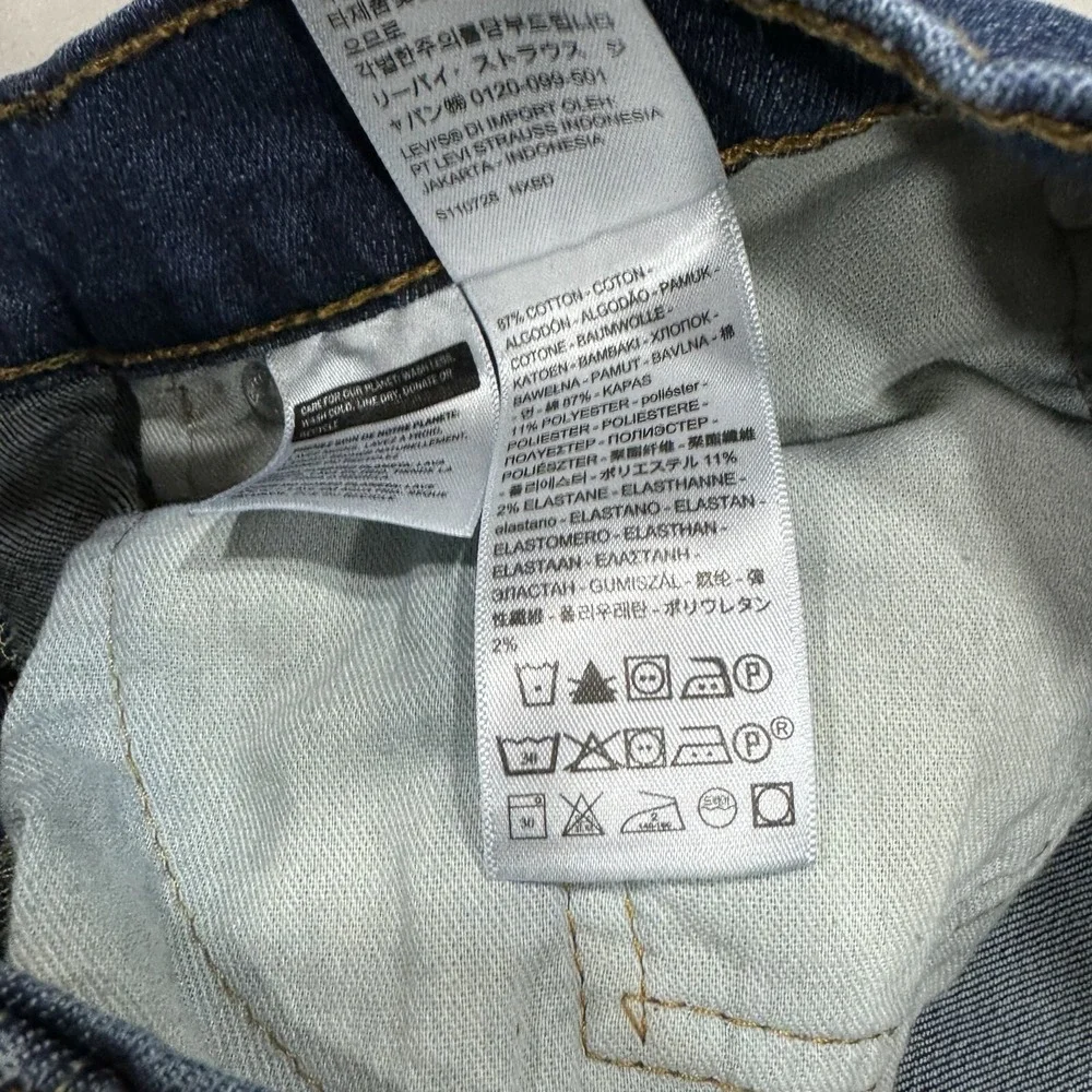 Levi's Men's Slim Jeans in Dark Blue Wash